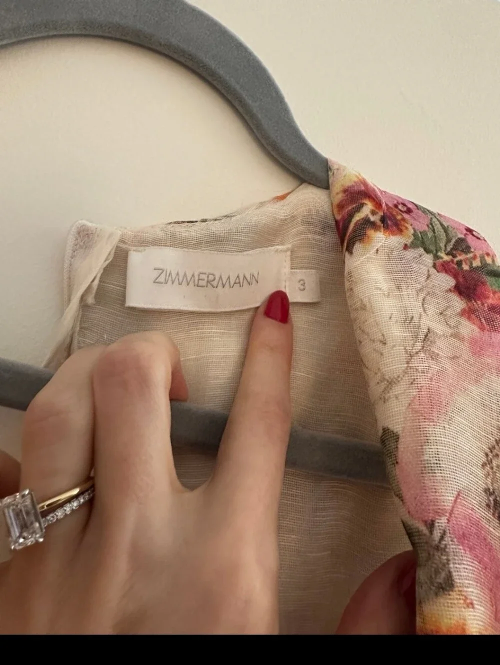 Home Wonderland Floral Print Organza Dress Zimmermann.